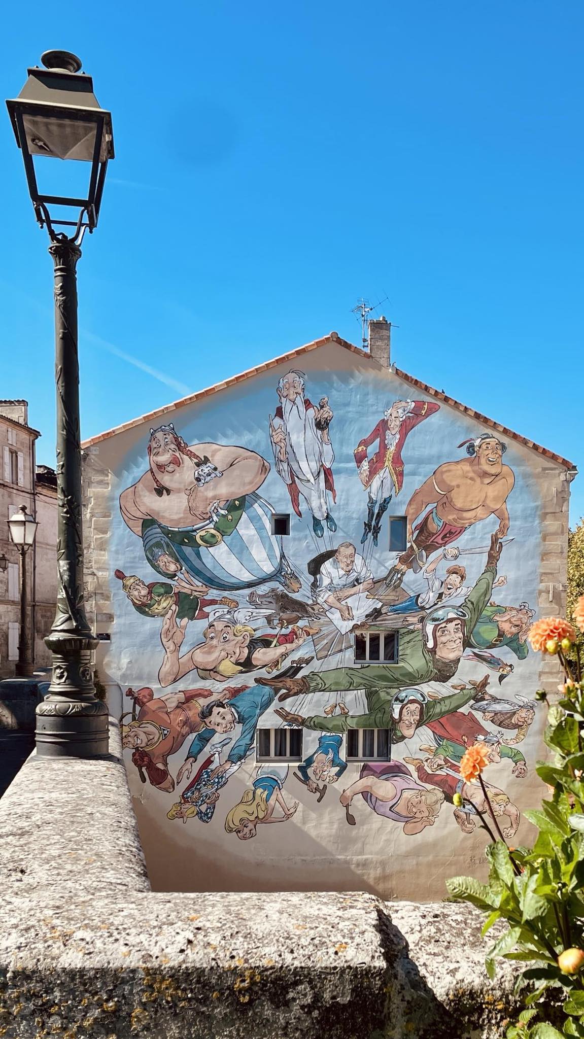 Mur Artistique BD
Personnages Bande Dessinée
Fresque Personnages Astérix et Obélix 
Bande dessinée