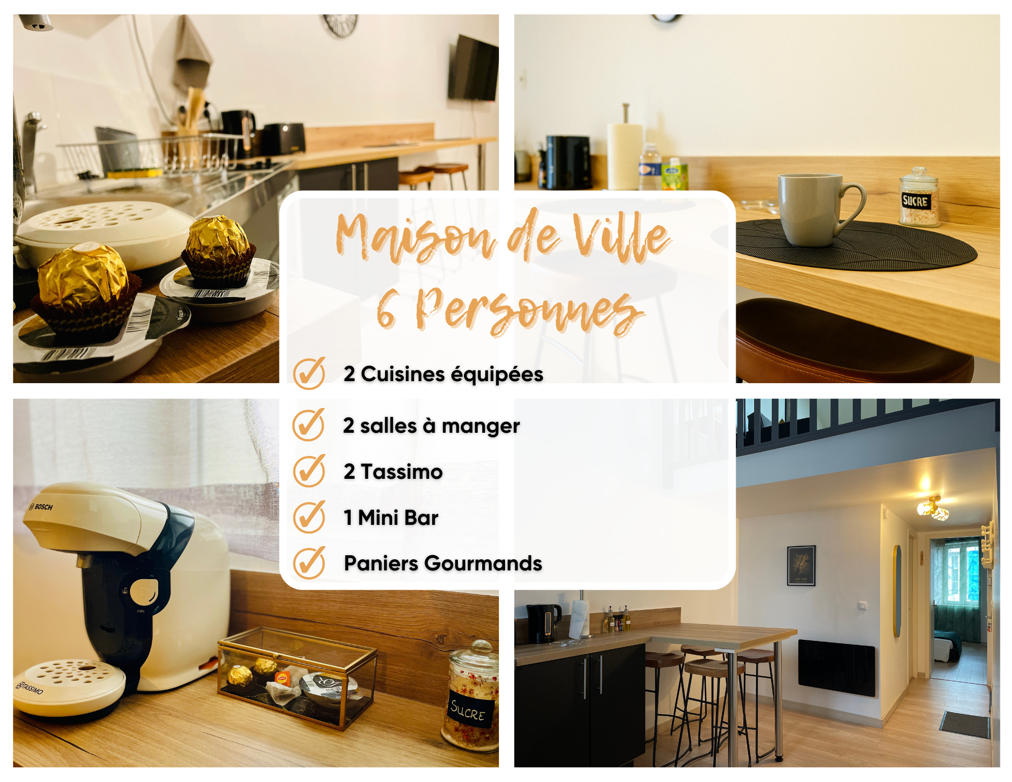 Maison de ville pour 6 max