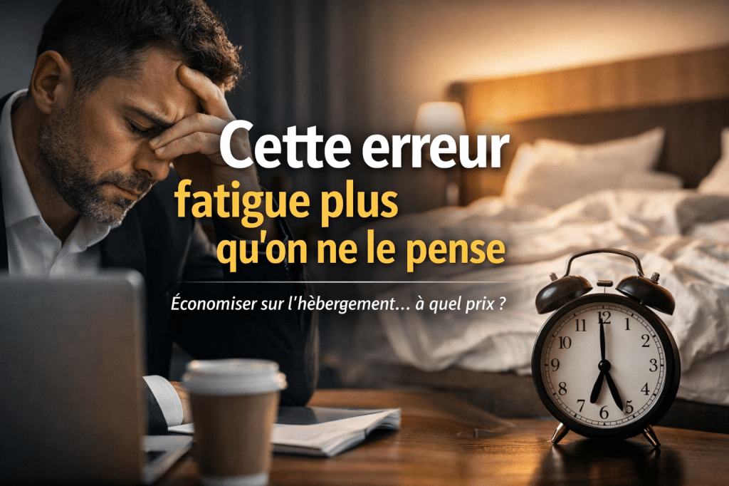 Les conséquences d’un mauvais choix d’hébergement en déplacement professionnel