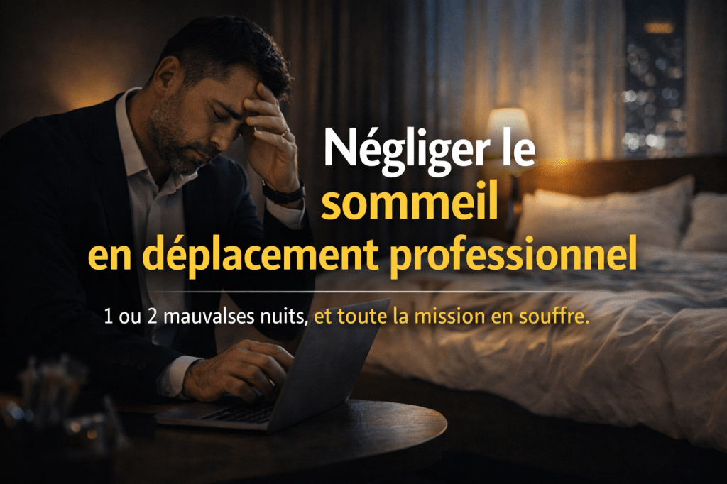 Le sommeil n’est pas un détail en déplacement