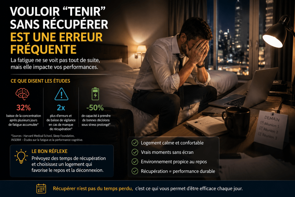 Vouloir “tenir” sans récupérer est une erreur fréquente