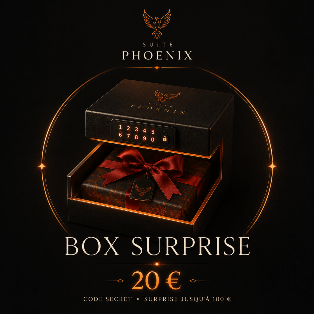 Box Surprise Phoenix avec cadeau mystère dans une boîte à code